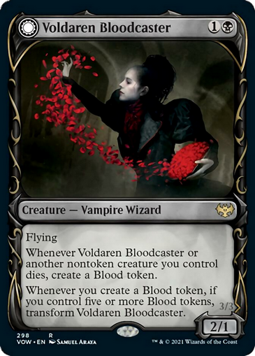 Voldaren Bloodcaster // Bloodbat Summoner (Showcase)